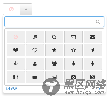 JS组件系列之Bootstrap Icon图标选择组件