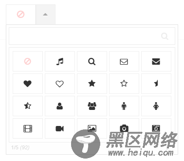 JS组件系列之Bootstrap Icon图标选择组件