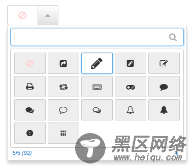 JS组件系列之Bootstrap Icon图标选择组件