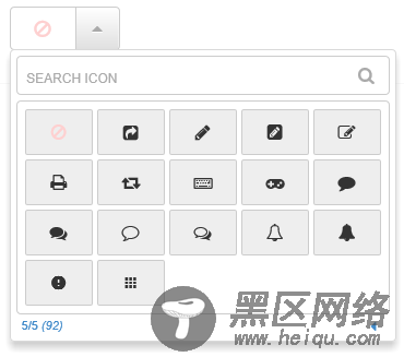 很不错的两款Bootstrap Icon图标选择组件