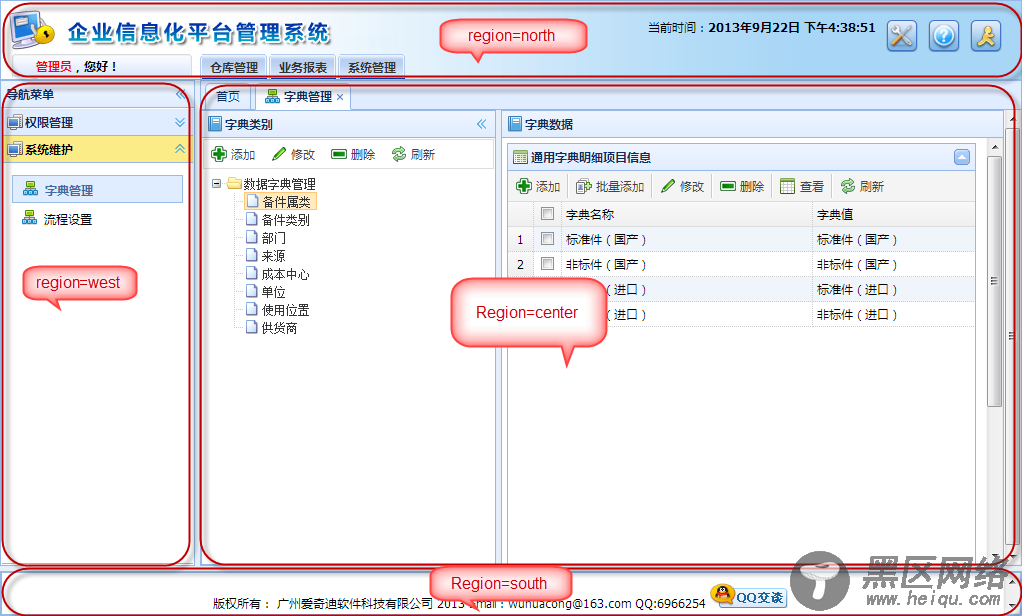 基于MVC4+EasyUI的Web开发框架形成之旅之界面控件的