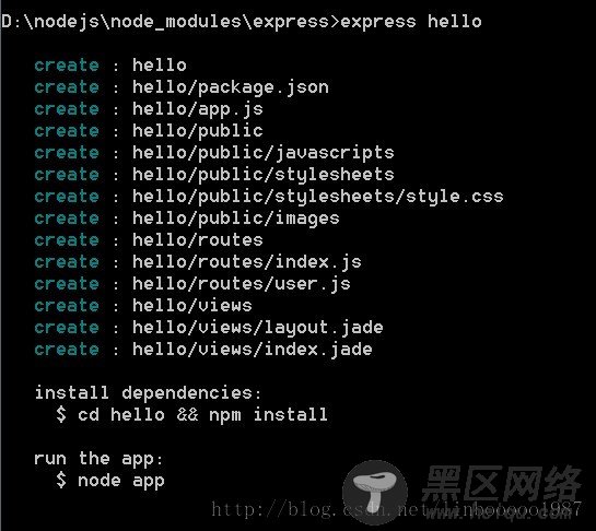 win7下安装配置node.js+express开发环境