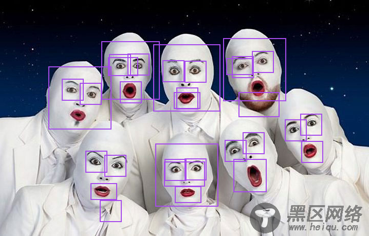 使用JavaScript 实现的人脸检测