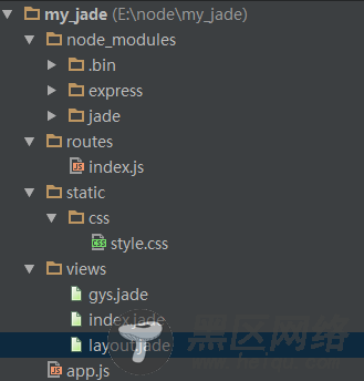 node+express+jade制作简单网站指南