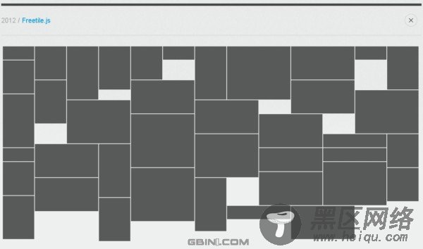 超棒的响应式布局jQuery插件Freetile.js