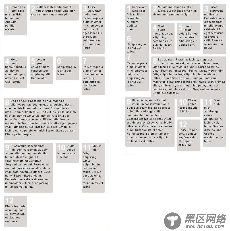 jQuery Masonry瀑布流插件使用详解