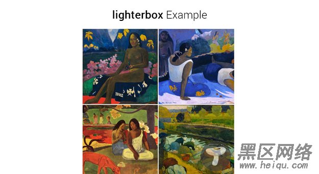 lighterbox - one of the best jQuery Lightbox plugins