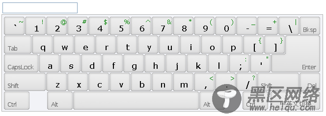 打造个性化的功能强大的Jquery虚拟键盘(VirtualKe
