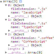 用console.table()调试javascript