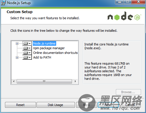 Nodejs install