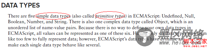JavaScript中“基本类型”之争小结