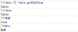 关于js new Date() 出现NaN 的分析
