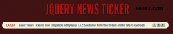 <strong>jQuery News Ticker 基于jQuery的即时新闻行情展示插件</strong>