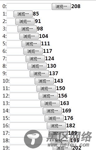 基于jquery跨浏览器显示的file上传控件