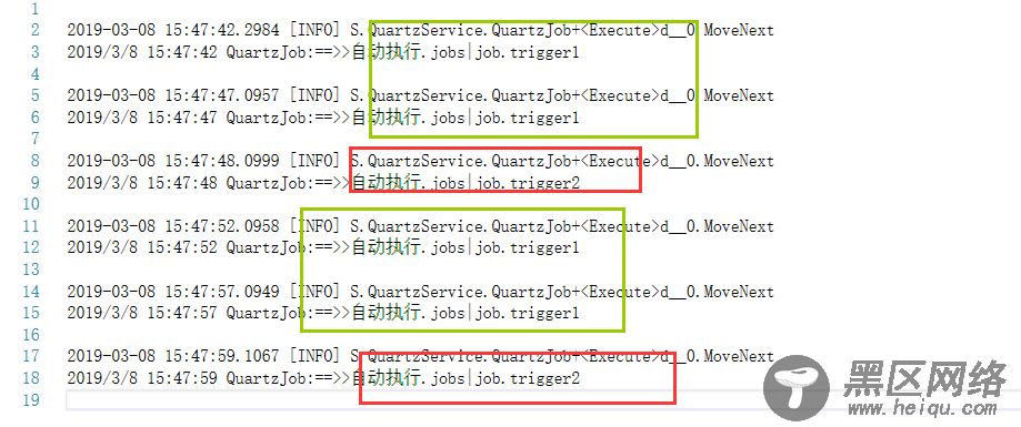 .net core中Quartz的使用方法