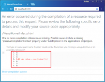 <strong>ASP.NET Core应用错误处理之DeveloperExceptionPageMiddle</strong>