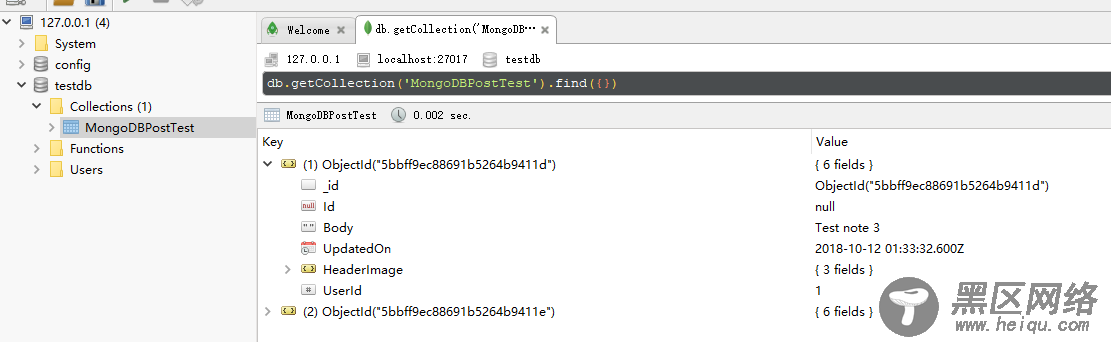 asp.net core集成MongoDB的完整步骤