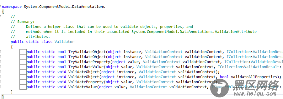 ASP.NET MVC 模型验证方法