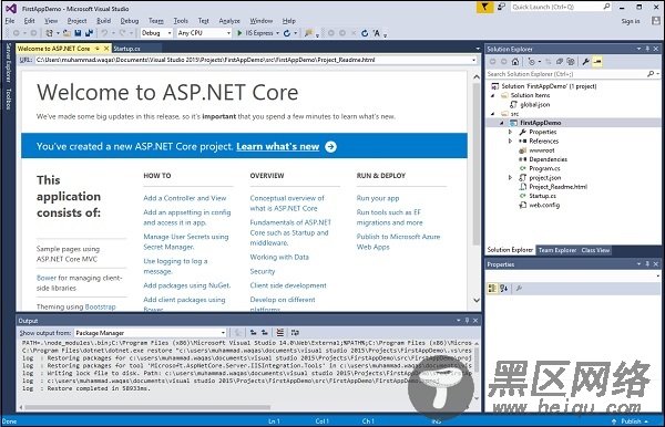 ASP.NET Core新建项目教程（3）