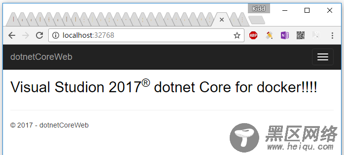 Visual studio 2017如何发布dotnet core到docker