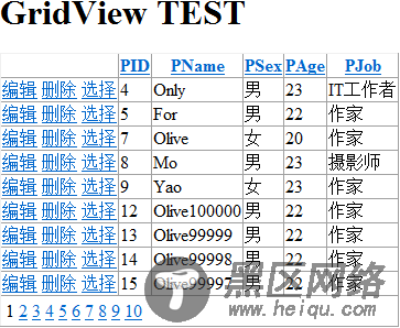 ASP.NET数据绑定控件详解