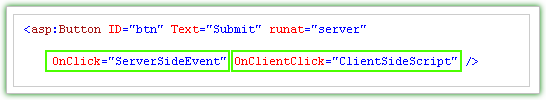 Asp.Net 不同的OnClick事件区别小结(onserverclick,oncl