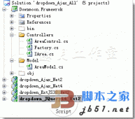 asp.net省市三级联动的DropDownList+Ajax的三种框架(