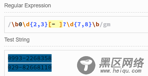 详解正则表达式之数字验证