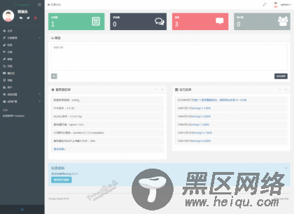 EMlog杨小杰版后台模板「网站源码」