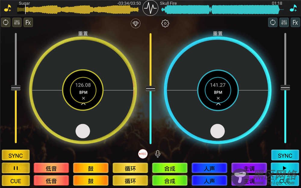 安卓DJ打碟v3.3.2 多种专业混音技术「手机软件」