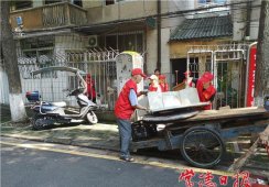 常德120多名在职党员进社区，爱国卫生运动“动