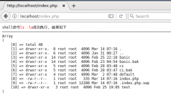 PHP执行普通shell命令流程解析