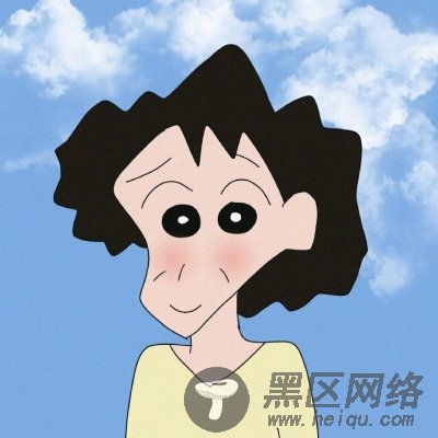 可爱/一对两张的蜡笔小新卡通头像「素材图片」