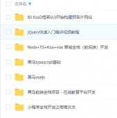 编程前端相关视频教程「实用教程」