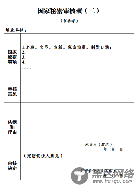 国家秘密解密暂行办法