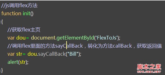 flex与js通信与相互之间的互调整理(一)