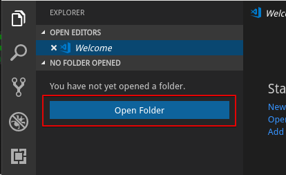 open folder