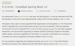 再见 Spring Boot 1.X ，Spring Boot 2.X 走向舞台中心 