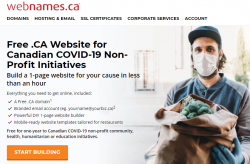 Webnames.ca可免费注册.ca域名一年(首年免) 域名资源