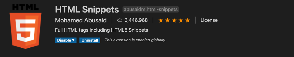 html-snippets
