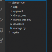 python django框架+vue.js前后端分离 