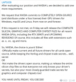 黑客公开威胁NVIDIA：驱动必须开源 否则走着瞧！