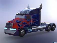 擎天柱卡车3D模型（SW版）