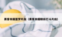 黑客帝国噩梦片段（黑客帝国精彩打斗片段）