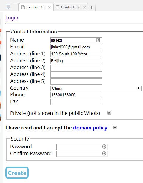申请eu.org免费防红域名