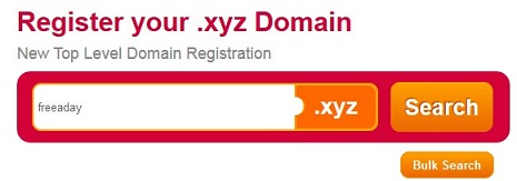 注册你的.xyz域名
